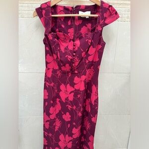 Red Midi Dress from Anthropologie